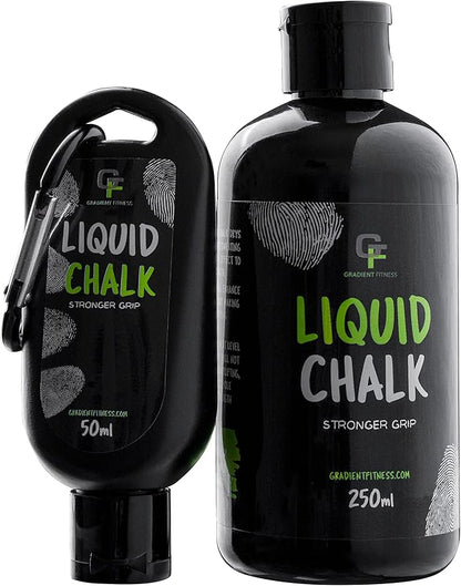 Gradient Fitness Liquid Chalk for Gym, Lifting, Rock Climbing, Pole Grip, Weightlifting, Workout - Dry Hands Hand Grip