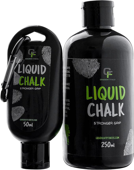 Gradient Fitness Liquid Chalk for Gym, Lifting, Rock Climbing, Pole Grip, Weightlifting, Workout - Dry Hands Hand Grip