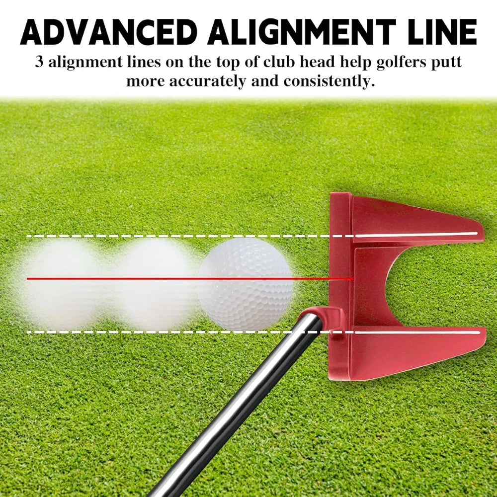 MAZEL Tour GS Men's Golf Putter,Right Handed,Golf Head Cover Included