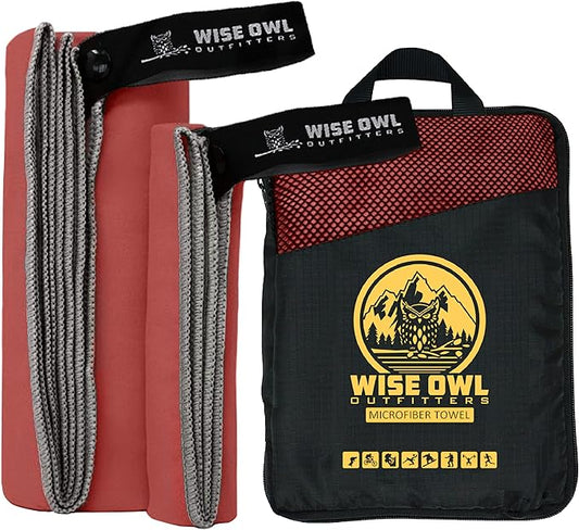Wise Owl Outfitters Camping Towel - Camping Accessories