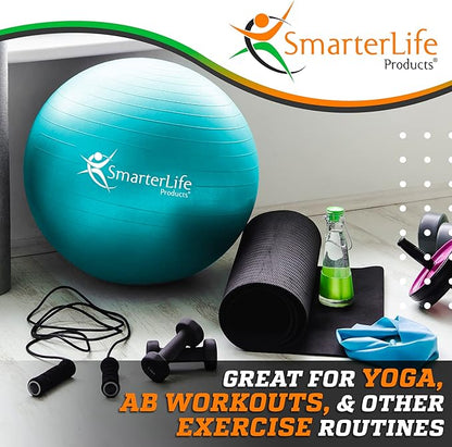 SmarterLife Workout Exercise Ball for Fitness