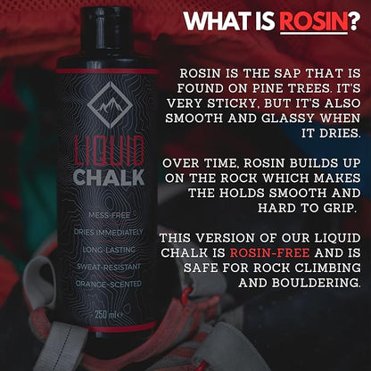SURVIVOR Liquid Chalk – Gym Chalk for Weightlifting, Rock Climbing, Bouldering, Gymnastics, Pole Grip, & More - Lifting Chalk & Climbing Chalk for Dry Hands