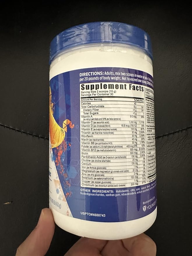 Youngevity Beyond Tangy Tangerine - Original Formula | Multi-Vitamin & Mineral Complex | Made with Natural & Whole Foods | 5,745 ORAC | 6 Pack
