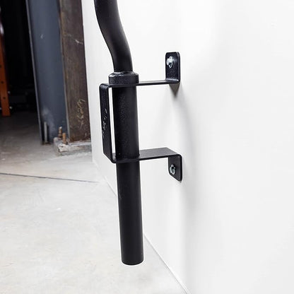 PRx Performance Specialty Bar Storage Rack Safety Squat Weight Barbell Holder USA Made Wall Mounted Space Saving Home Garage Gym Fitness Workout Equipment