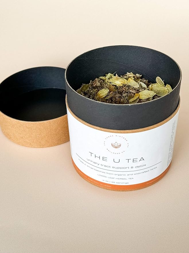 The U Tea - Organic Detox Tea for Urinary Tract Health, Bladder Support, UTI, Liver Detox Tea, Kidney Detox, Natural Remedies for Quick Pain Relief