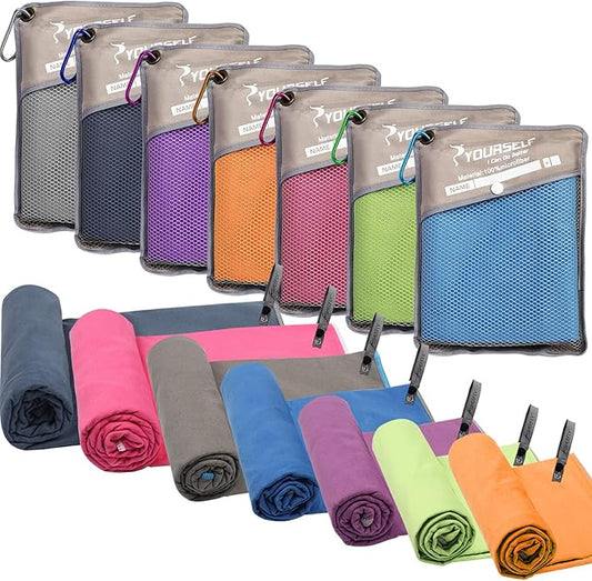 SYOURSELF Microfiber Camping Towel (M:40"x20")