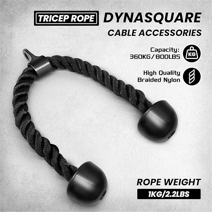 Cable Machine Attachments Combo, Heavy Duty Solid Steel LAT Pulldown Attachments with Exercise Handles & Ankle Straps, Home Gym Machine Accessories