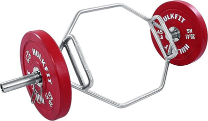 HulkFit 2-Inch Olympic Hex Weight Lifting Trap Bar