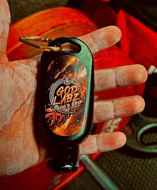 God's Grip Liquid Chalk, Mess-Free Gym Chalk for Weightlifting, Gymnastics, Rock Climbing, Dancing. Sweat-Resistant and Long Lasting for Stronger Grip. Package May Vary.