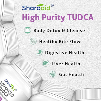 TUDCA Liver Support Supplements 1200 mg-Third Party Tested-High Strength Formula-Bile Salts for Liver Detox Cleanse-180 Vegan Capsules for Liver,Kidney,Gallbladder Health