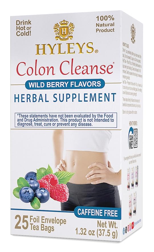 Hyleys Tea Colon Cleanse Wild Berries (1 Pack)