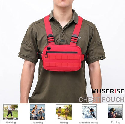 Outdoor Sports Utility Chest Pack，Tactical EDC Chest Bag