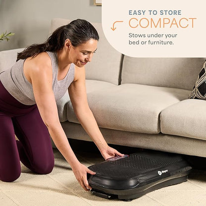 Lifepro Waver Vibration Plate Exercise Machine – High-Intensity Vibration for Muscle Activation, Full-Body Workout Vibrating Platform with Loop Bands, Fitness Equipment for Strength Toning & Fat Loss