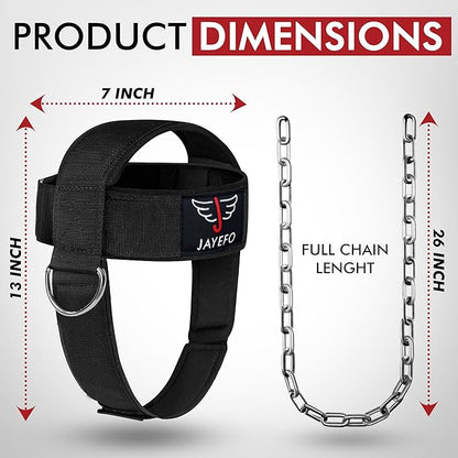 Jayefo Sports Neck Training Exerciser Harness Traps Muscle