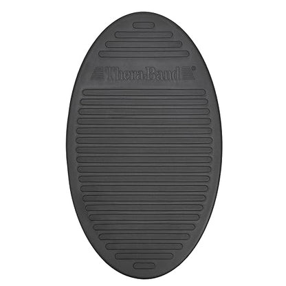 THERABAND Stability Trainer Pad, Advanced Level Black Inflatable Pad, Balance Trainer & Wobble Cushion for Balance & Core Strengthening, Rehabilitation, & Physical Therapy, Round Sport Balance Trainer