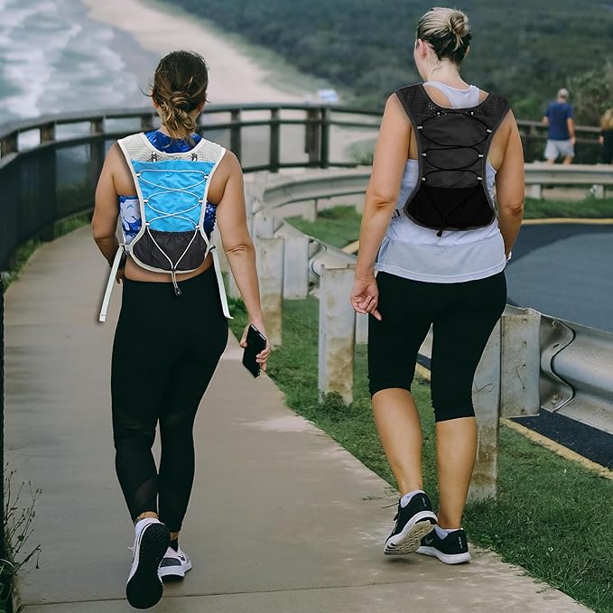 Hydration Running Vest Ultra-Lightweight for Women Men [2025 Upgraded], Breathable All-Weather Water Vest Hiking Backpack, Adjustable Water Backpack for Hiking, Cycling, Trail Marathon Race