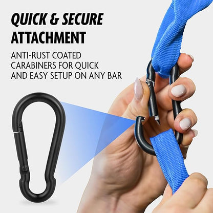 DMoose Fitness Hanging Ab Straps for Pull Up 2 Rust-Resistant