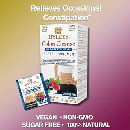 Hyleys Tea Colon Cleanse Wild Berries (1 Pack)