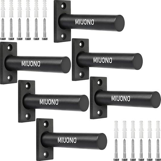 Weight Plate Holder, 6 Pack Weight Plate Rack, Fit for 2 Inch Olympic Plate Storage Home Gym