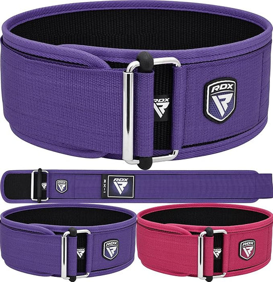 RDX Women Weight Lifting Belt 4” Adjustable Back