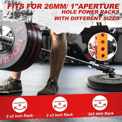 T-Bar Row Olympic Bars Landmine Attachment for Barbell Workouts, 360 Rotation, Fits 2-inch Olympic Barbell, Gym Home Fitness, Squat,Deadlifts