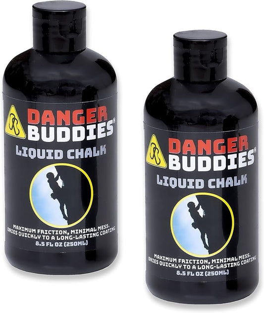 Danger Buddies Liquid Chalk for Rock Climbing, Weight Lifting, Gymnastics & More