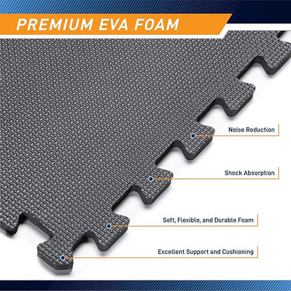 Marcy EVA Foam Interlocking Flooring Mat High Density