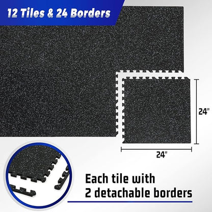 SUPERJARE 0.56“ Thick Exercise Equipment Mats