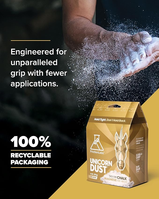 Friction Labs Premium Sports Chalk for Rock Climbing, Weight Lifting, Gymnastics, Tennis & More