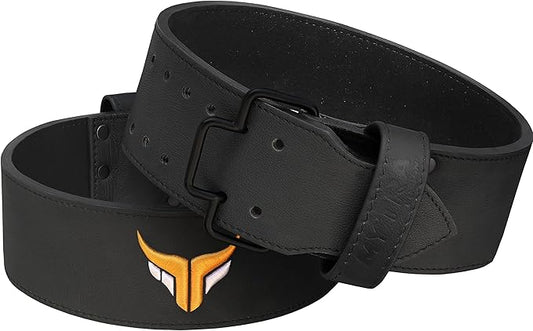 Mytra Fusion Weight Lifting Belt Power Lifting Back 100% Leather 600 Lbs.