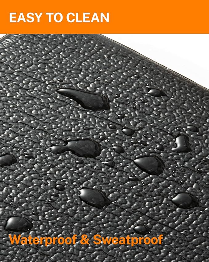 UMAY Fitness Workout Mat for Pelton Bike Treadmill 5mm Thick,
