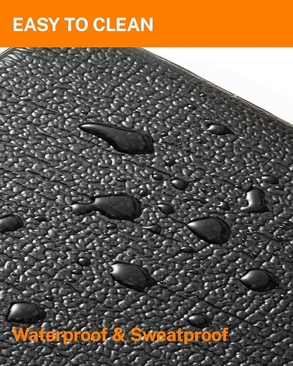 UMAY Fitness Workout Mat for Pelton Bike Treadmill 5mm Thick,