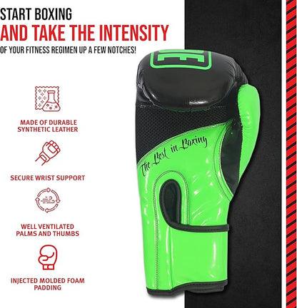 Ringside Apex Bag Gloves, IMF-Tech Boxing Gloves with Secure Wrist Support, Synthetic Boxing Gloves for Men and Women