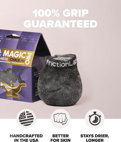 Friction Labs Magic Chalk Ball & Magic Chalk Ball PRO - Premium Gym Chalk in Refillable Sock - Non Toxic - Great for Climbing, Gymnastics, Weightlifting, Crossfit, Pool, Training