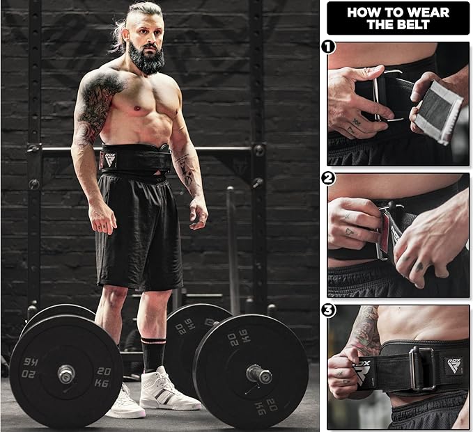 RDX Weight Lifting Belt AUTO LOCK 6.5” Padded