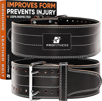 Weight Lifting Belt (5mm Thick) - Leather Weight