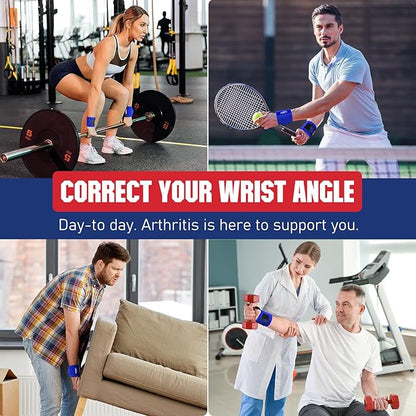 Wrist Wraps for Weightlifting-21" Lifting Wrist Straps for Weightlifting,Weight Lifting Wrist Wraps with Thumb Loop,Breathable Wrist Brace, Avoid Injury and Maximize Grip for Men & Women Powerliftin