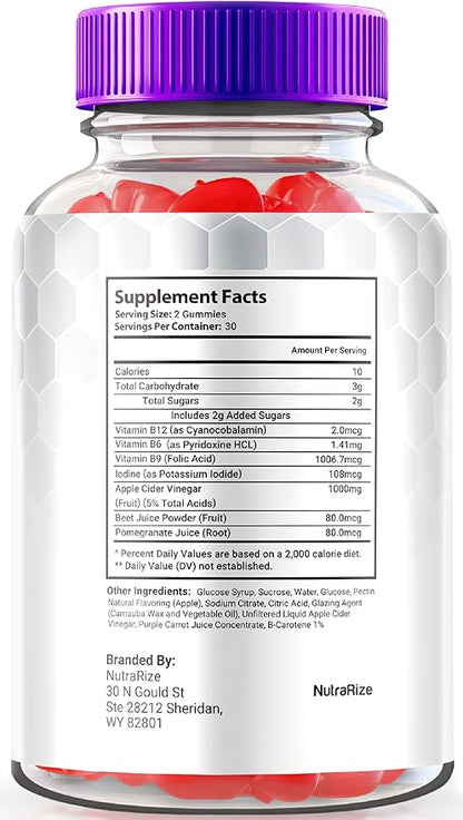 (2 Pack) Turbo Ripped Keto ACV Gummies, Official TurboRipped Keto Gummies, Apple Cider Vinegar Supplement, All Natural Keto+ACV, Premium Keto Plus ACV Gummy, Gomitas Reviews (120 Gummies)