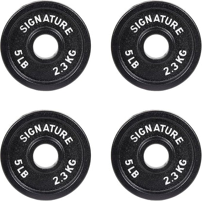 Signature Fitness Deep Dish 2-Inch Olympic Cast Iron