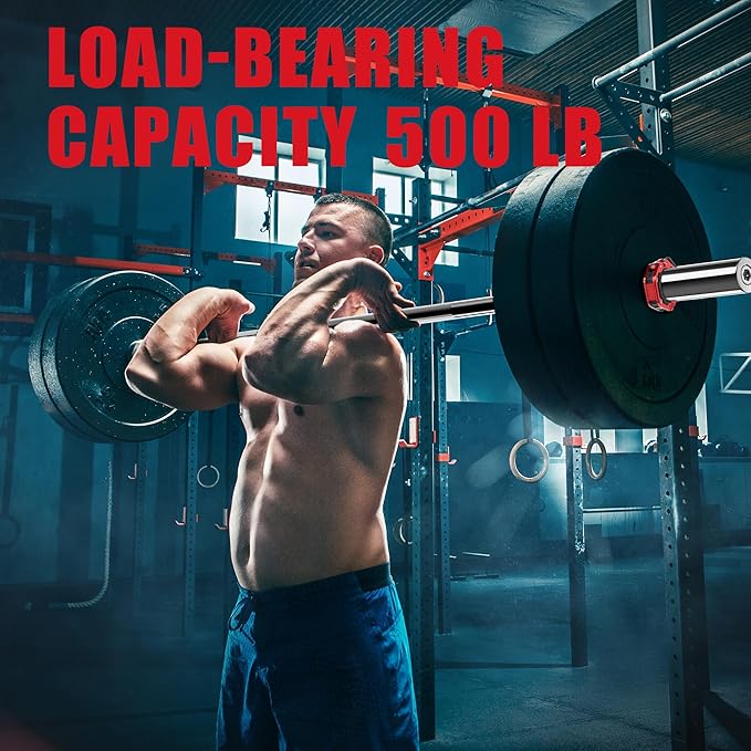 Olympic Barbell Weight Bar for Weightlifting 7ft/6ft/5ft for 500lbs/400lbs/330lbs Weight