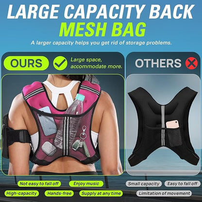 Weighted Vest for Women Men BeatBoost 5 10 15 20 25 30 lb Weight Vest with Ironsand for Walking Strength Training Running Workout