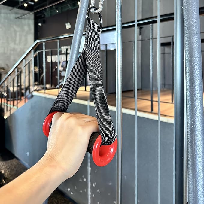 Gym Resistance Handles，Heavy Duty Replacement Handle/Grips Attachments for Cable Machine Pulleys, Resistance Band and Strength Trainer, for Gyms/Home Eexercise Workout