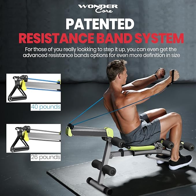 WONDER CORE 2 Adjustable Weight Bench for Home Gym