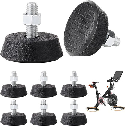 Replacement Excerise Bike Leveling Screw Foot Pads 3/8 in for peleton Bike Stabilizer Feet