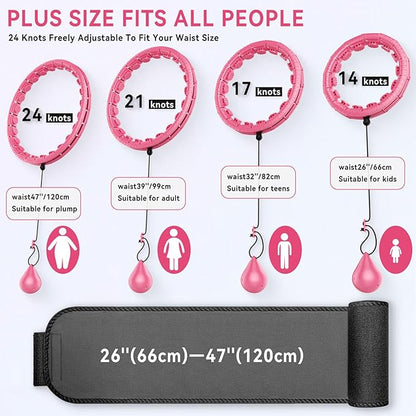 Weighted Hula Hoop for Adults Weight Loss