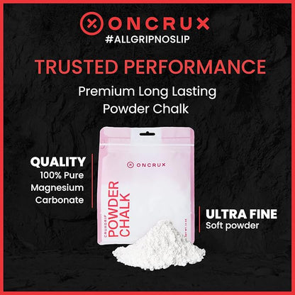 Loose Chalk Powder 14 OZ- Magnesium Carbonate Gym Chalk for Rock Climbing - Weight Lifting Chalk Powder - Hand Chalk for Gymnastics - Workout Chalk for Weightlifting CrossFit Powerlifting Chalk