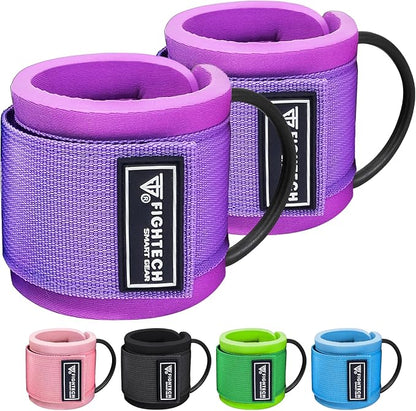 Ankle Straps for Working Out - Revitalize Your Lower Body Sculpting with Comfortable and Durable Ankle Strap for Cable Machine Pair - LiteMotion by FIGHTECH
