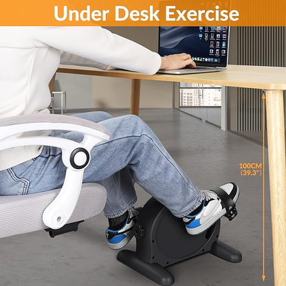 Padel Exerciser Mini Exercise Bike for Leg and Arm Cycling, Warm Up Exercise