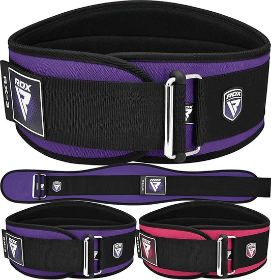 RDX Women Weight Lifting Belt 6.5” Curved Padded