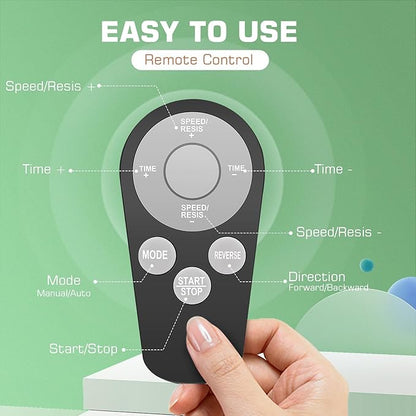 FUNMILY Under Desk Elliptical, Ellipse Leg Exerciser While Sitting for Seniors with Display Monitor, Portable Seated Pedal Exerciser with Remote Control for Home Office Use Fully Assembled